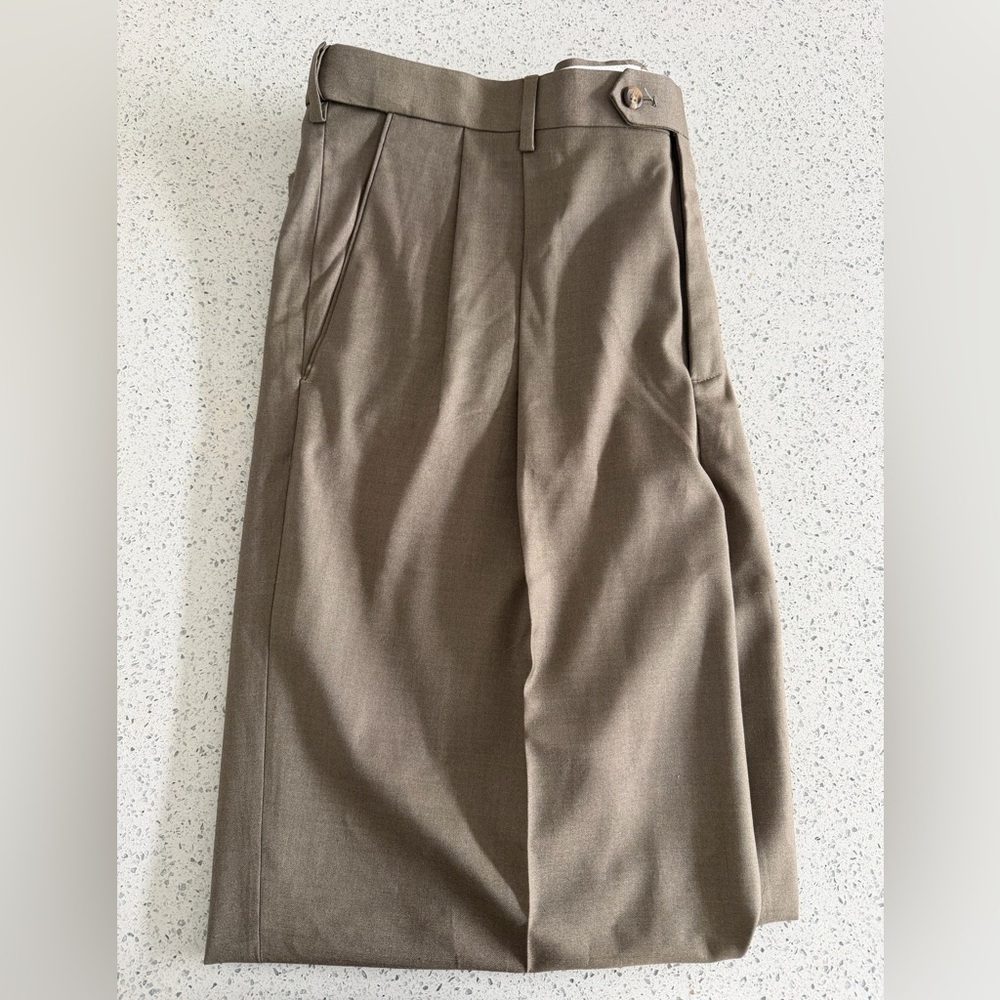 Men’s Croft & Barrow Brown Dress Pant 42x32 Classic Fit
